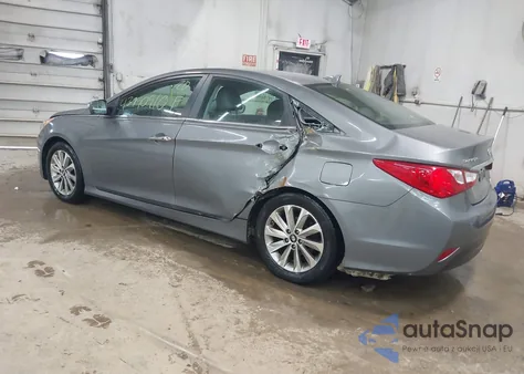 2014 Hyundai Sonata Limited z USA, uszkodzony, nr VIN 5NPEC4AC3EH921782